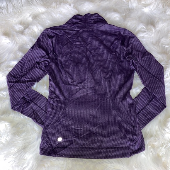 LULULEMON Dark Purple Precision Asymmetrical Zip Jacket 6 - Picture 11 of 16